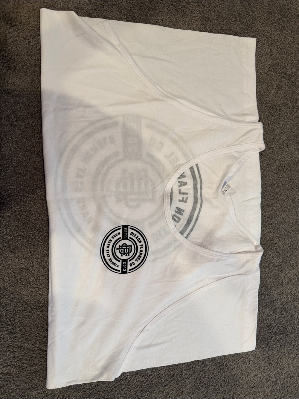 DIXXON White Graphic Men’s Tank Top 2X